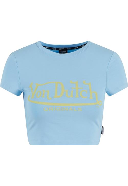 Von Dutch Originals Shirts 'Arta'  lyseblå / citrongul