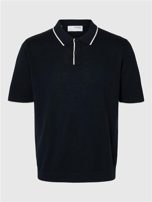 SELECTED Bluser & t-shirts  mørkeblå / hvid