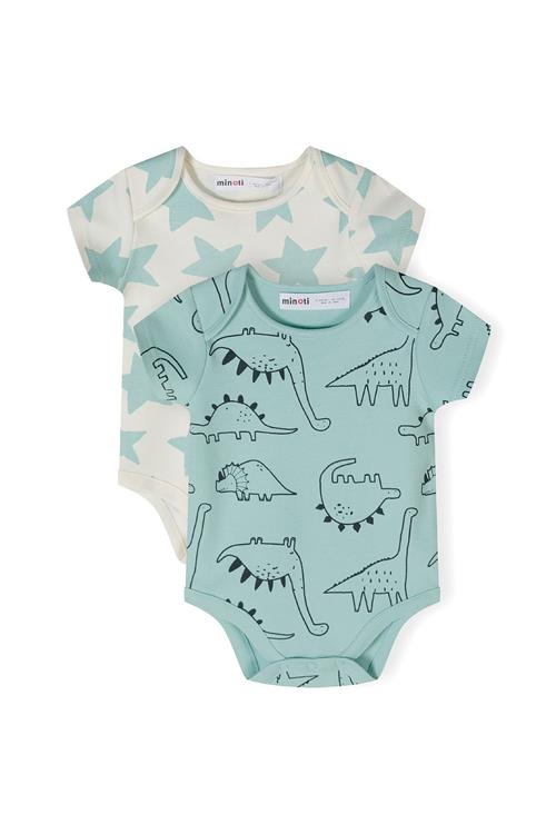 MINOTI Sparkedragt/Body  ecru / mint / sort