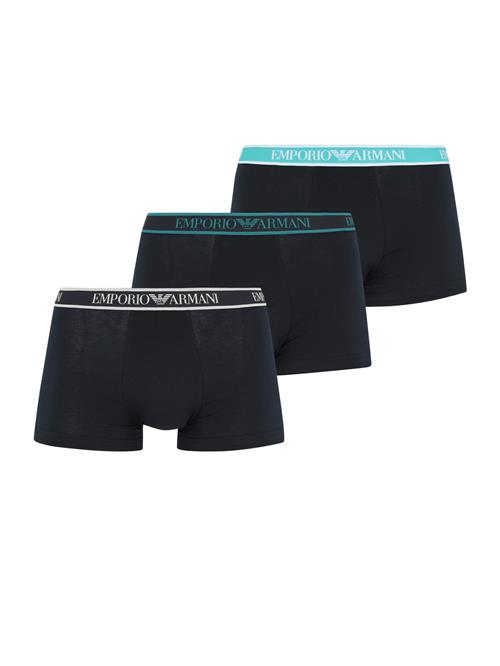 Emporio Armani Boksershorts  marin / aqua / petroleum / hvid