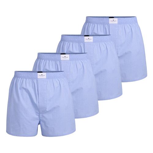 TOM TAILOR Boksershorts  blå / sort / hvid
