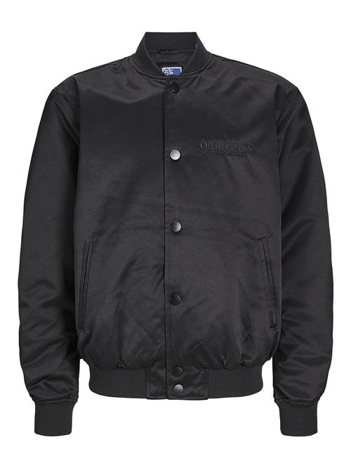 Jack & Jones Junior Overgangsjakke 'JORBoston'  sort / sort-meleret