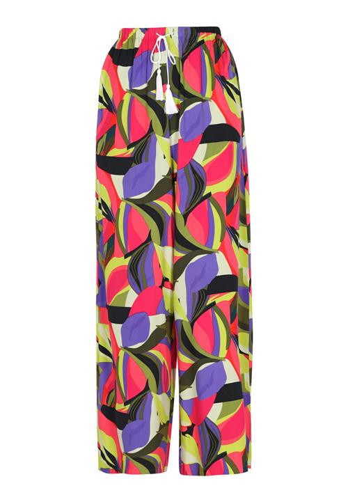 IZIA Bukser 'Fashion Look'  grøn / lilla / pink / sort