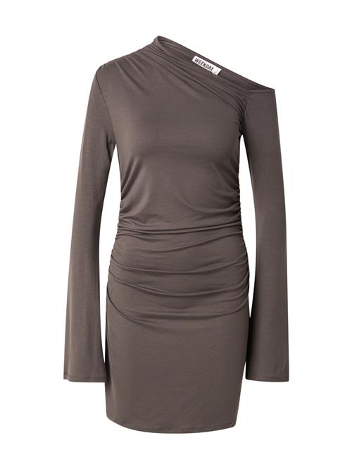 WEEKDAY Kjole 'Erin'  mørkebrun