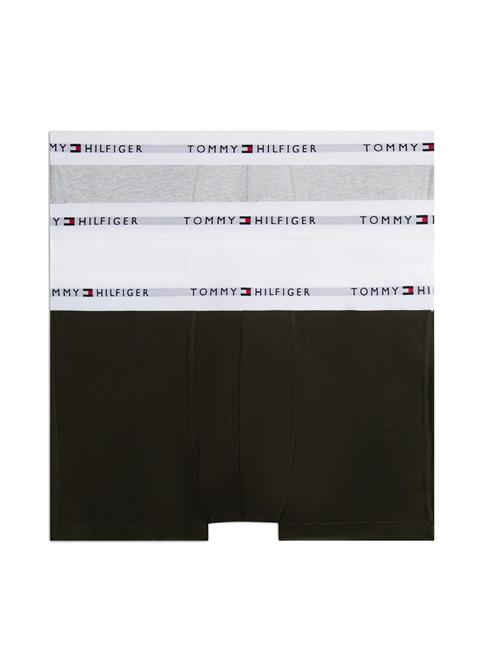 Tommy Hilfiger Underwear Boksershorts 'Essential'  grå-meleret / sort / hvid