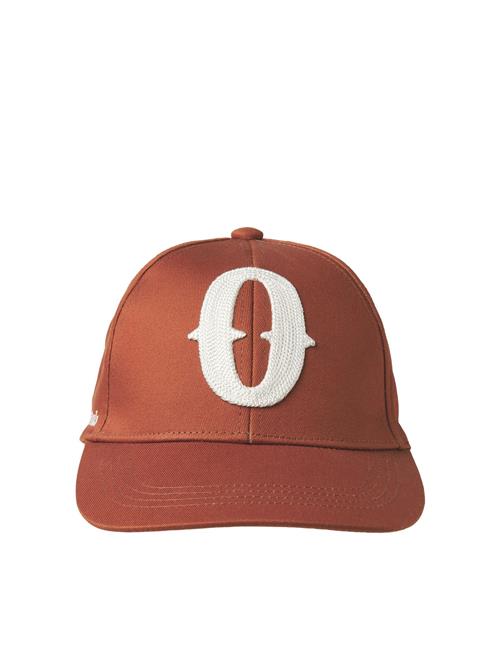 JACK & JONES Hætte  rustbrun / hvid