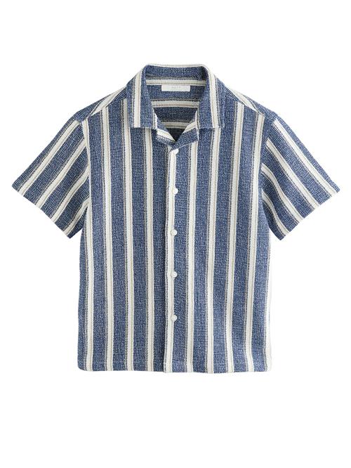 Next Skjorte  beige / blå / hvid