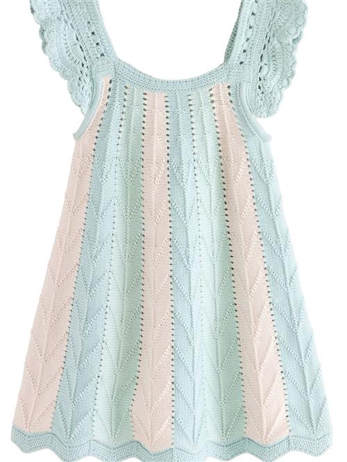 Next Kjole 'Stripe Swing'  pastelblå / pastelgrøn / pastelpink