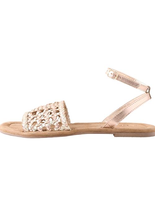 Next Sandaler med rem  rosa guld