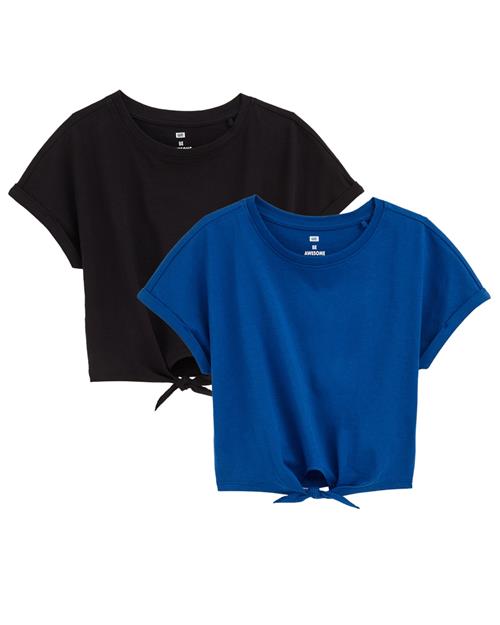 WE Fashion Bluser & t-shirts  mørkeblå / sort