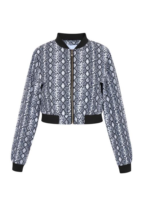 faina Athlsr Overgangsjakke  lysegrå / sort / hvid