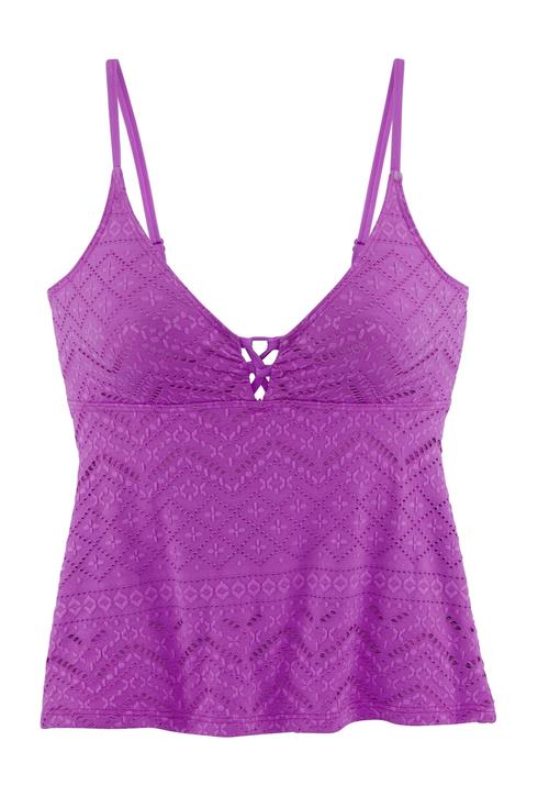 LASCANA Tankini-overdel  lilla