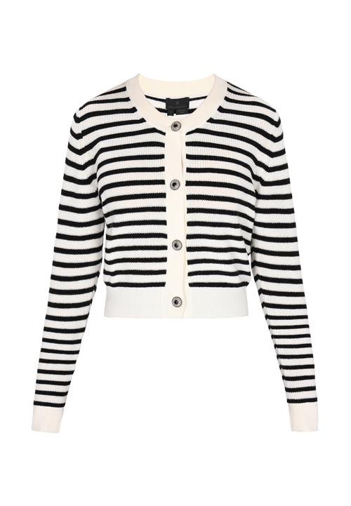 DreiMaster Klassik Cardigan  sort / offwhite