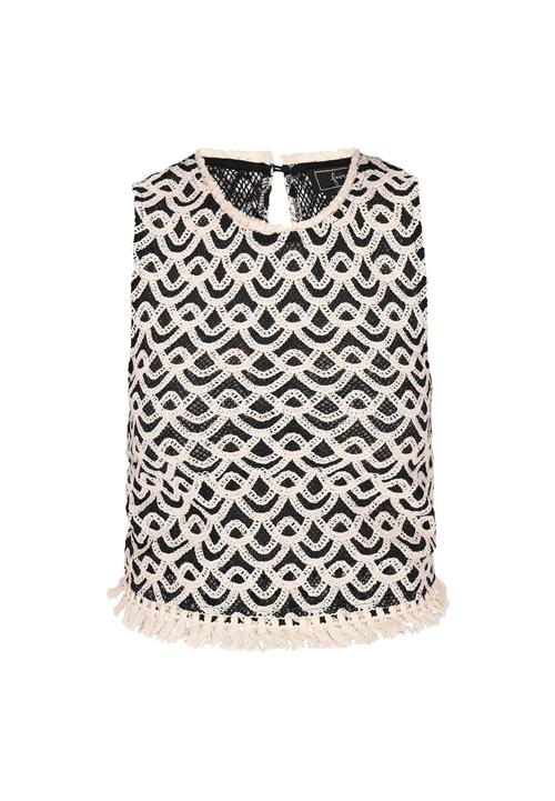 faina Sticktop 'Fashion Look'  sort / uldhvid