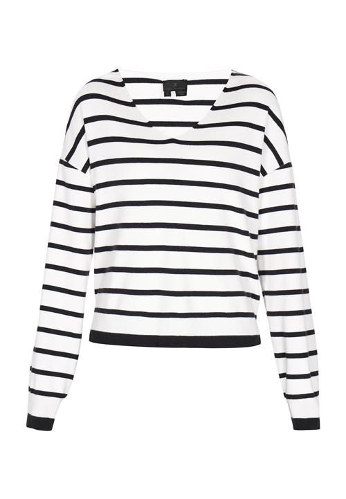 DreiMaster Klassik Pullover 'Classic Look'  marin / hvid