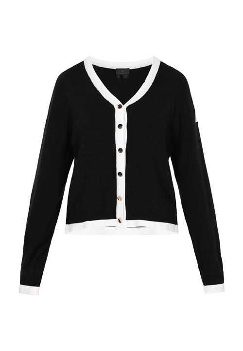 DreiMaster Klassik Cardigan  sort / hvid