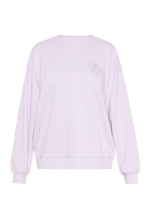 Usha Sweatshirt  pastellilla / sølv