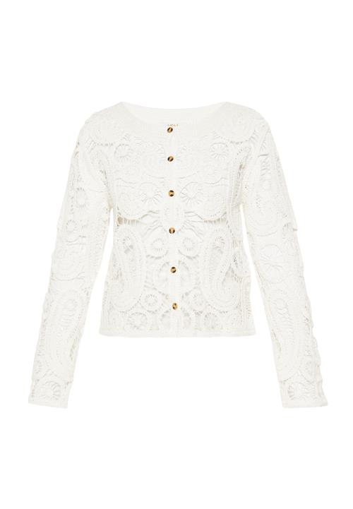 usha FESTIVAL Cardigan 'Fashion Look'  hvid