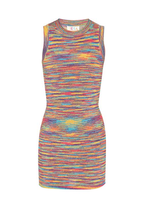 IZIA Strikkjole 'Boho'  aqua / gylden gul / lilla / kirsebærsrød