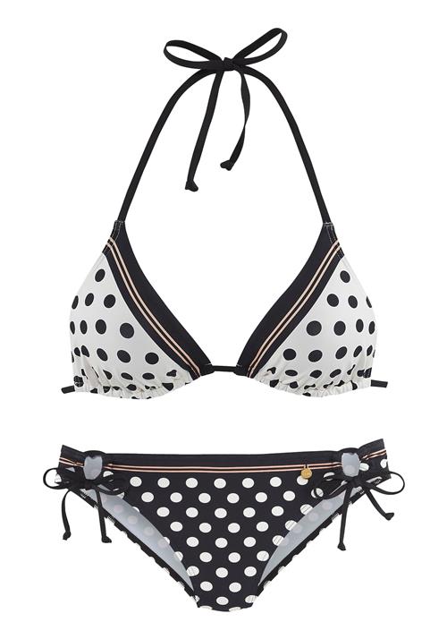LASCANA Bikini  nude / sort / hvid
