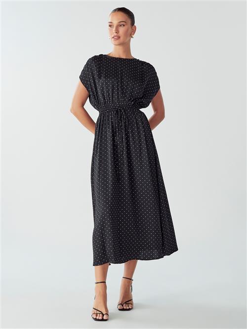 Willa Kjole 'CAROL'  sort / hvid