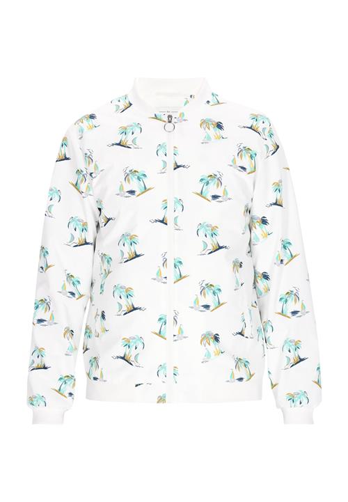 MO Overgangsjakke  navy / aqua / gul / offwhite