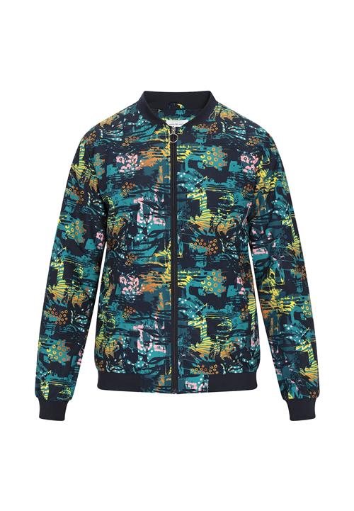 MO Overgangsjakke  navy / petroleum / orange / lyserød