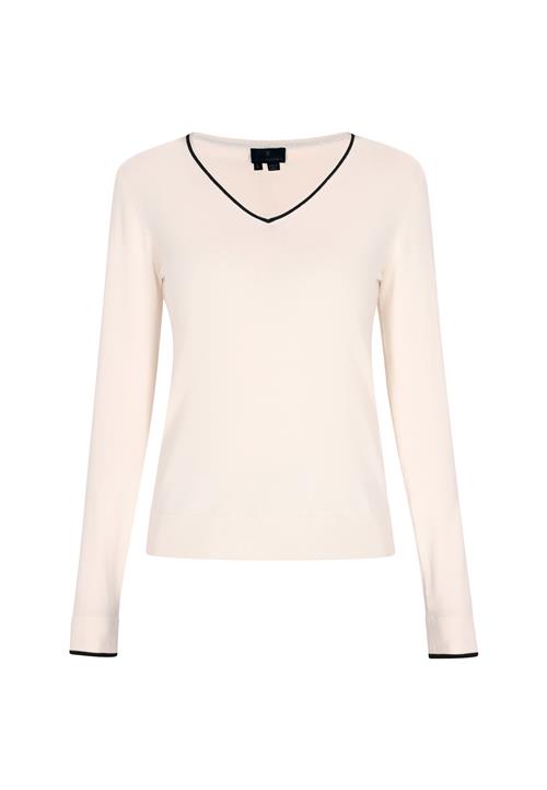 DreiMaster Klassik Pullover  creme / sort