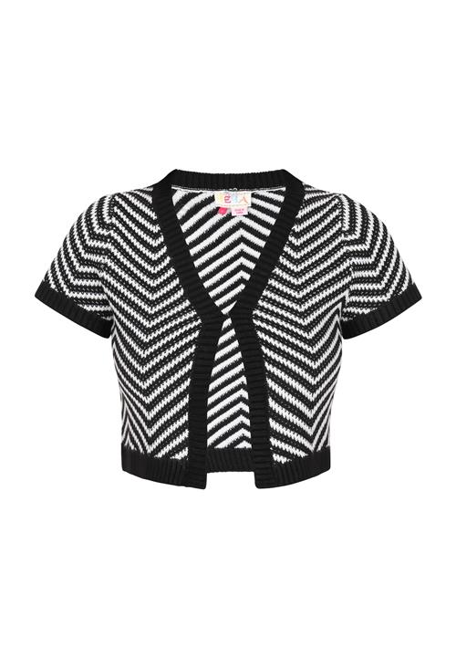 IZIA Cardigan  sort / hvid