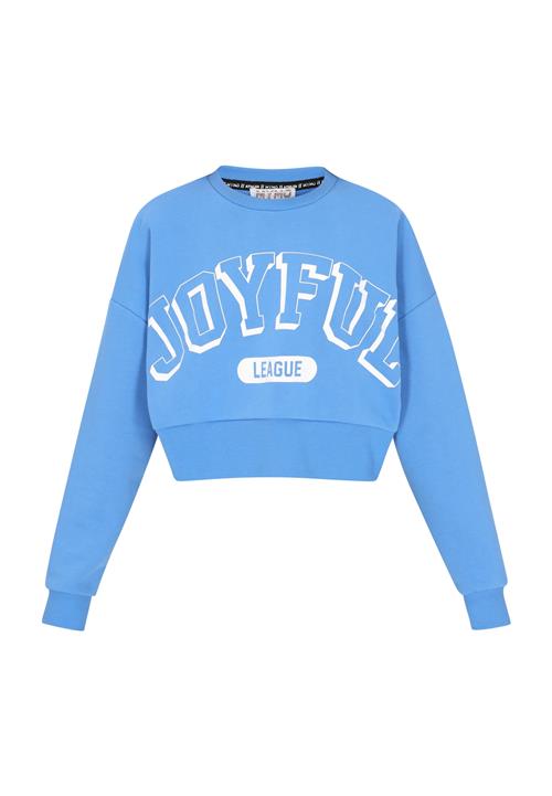 myMo ATHLSR Sweatshirt 'Back To School'  blå / hvid