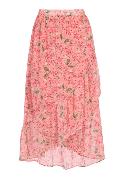 faina Nederdel  grøn / koral / rød