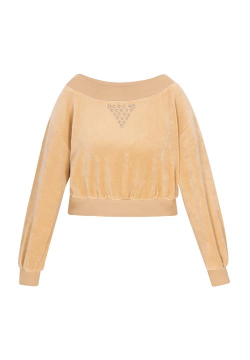 faina Sweatshirt 'Fashion Look'  sand / transparent