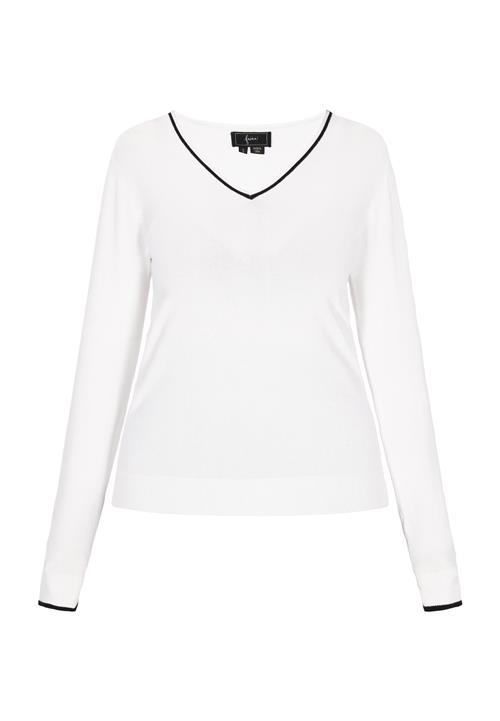 faina Pullover  sort / offwhite