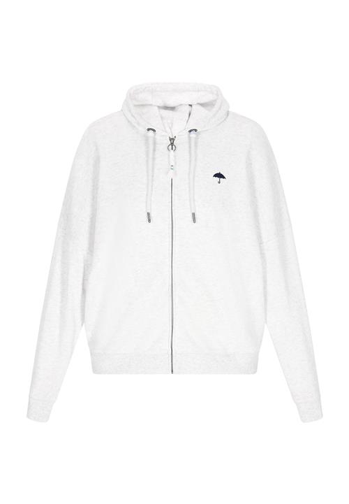 Schmuddelwedda Sweatjakke  hvid-meleret