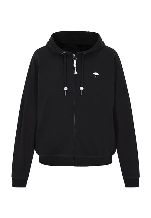 Schmuddelwedda Sweatjakke  sort / hvid