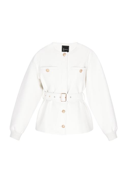 faina Overgangsjakke  hvid