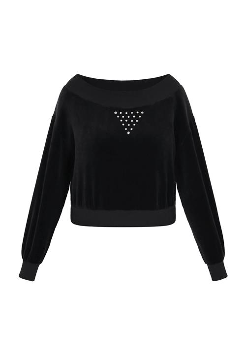 faina Sweatshirt 'Fashion Look'  sort / sølv