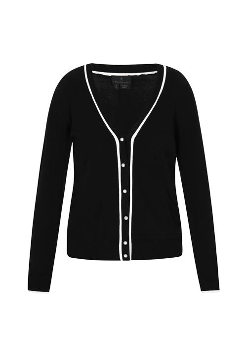 DreiMaster Klassik Cardigan  sort / hvid
