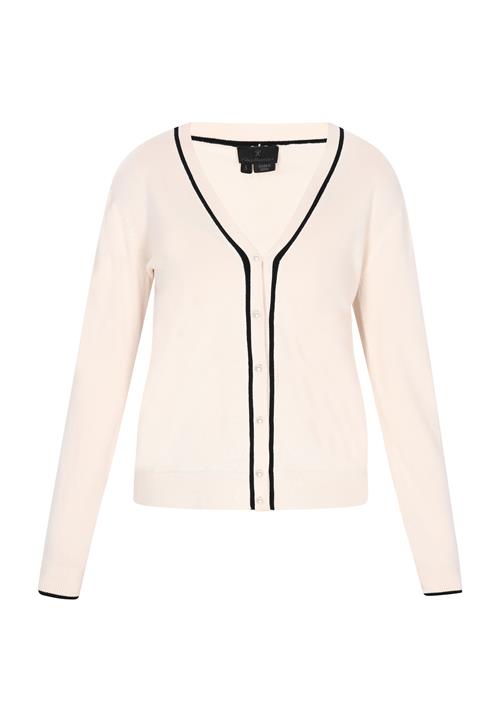 DreiMaster Klassik Cardigan 'Classic Look'  creme / sort
