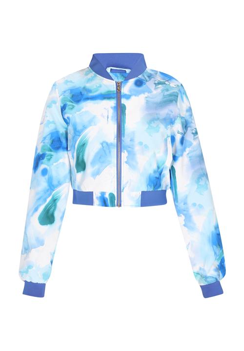 IZIA Overgangsjakke  blå / hvid