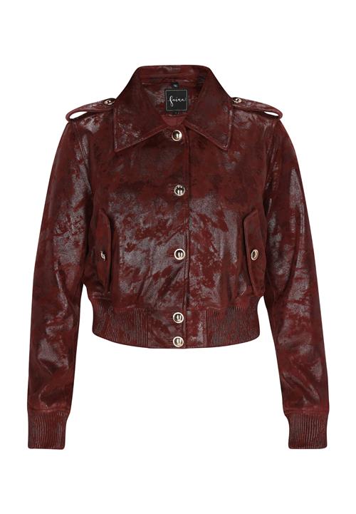 faina Overgangsjakke  burgunder