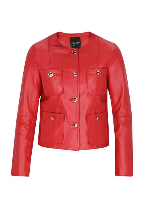 faina Overgangsjakke  brandrød