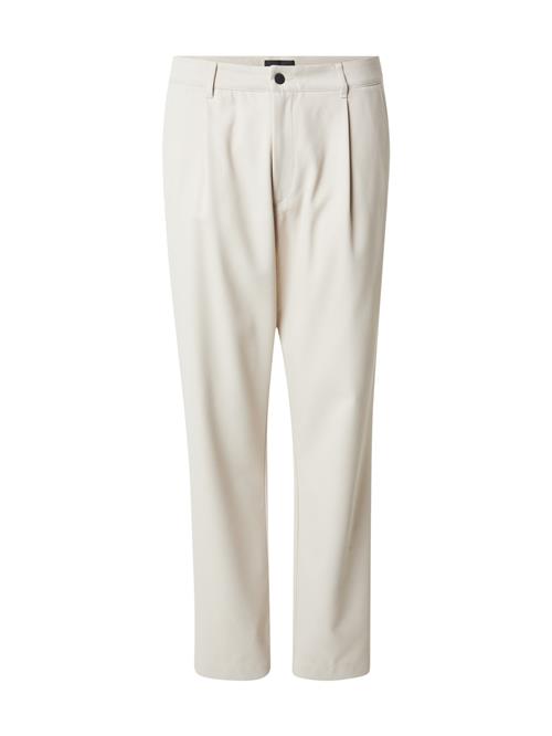 elvine Bukser med lægfolder 'Arnason'  creme