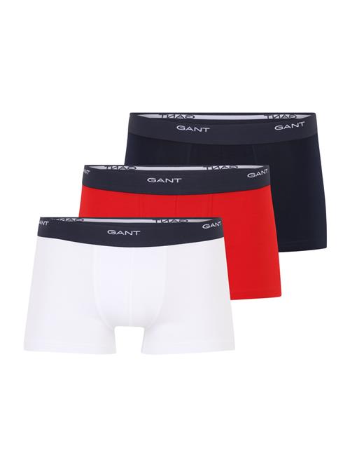 GANT Boksershorts  knaldrød / sort / hvid