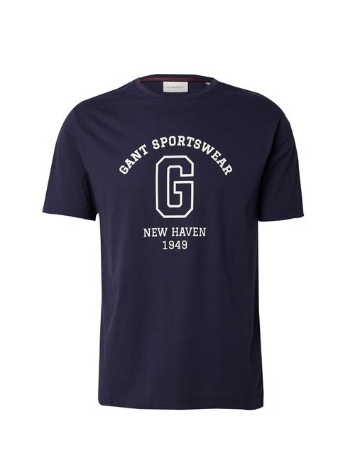 GANT Bluser & t-shirts  mørkeblå / hvid