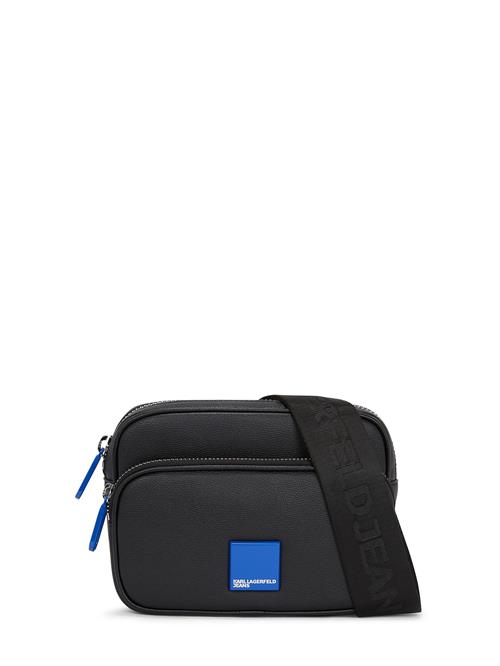 KARL LAGERFELD JEANS Skuldertaske  blå / sort / hvid