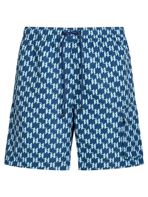 Karl Lagerfeld Badeshorts  røgblå / himmelblå / mørkeblå