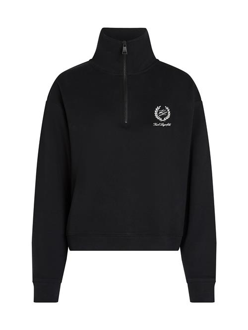 Karl Lagerfeld Sweatshirt 'Hotel'  sort / hvid