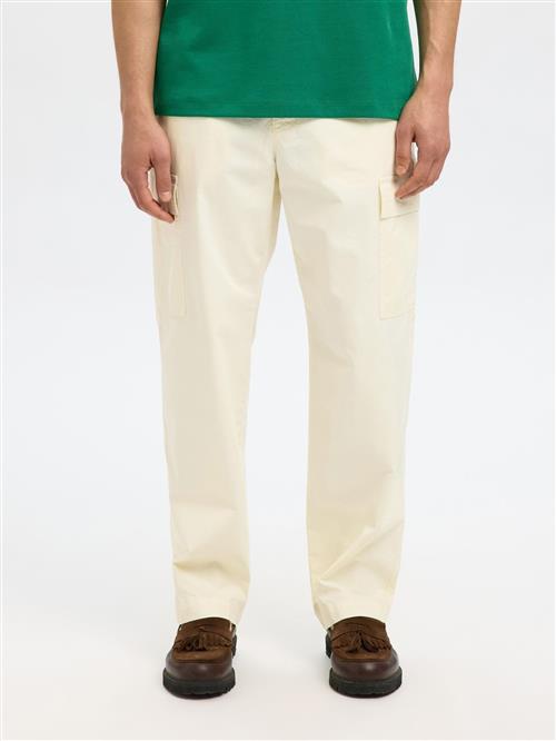SELECTED Cargobukser  ecru