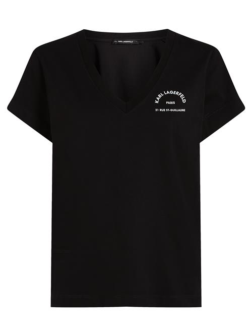 Karl Lagerfeld Shirts 'Rue St-Guillaume'  sort / hvid